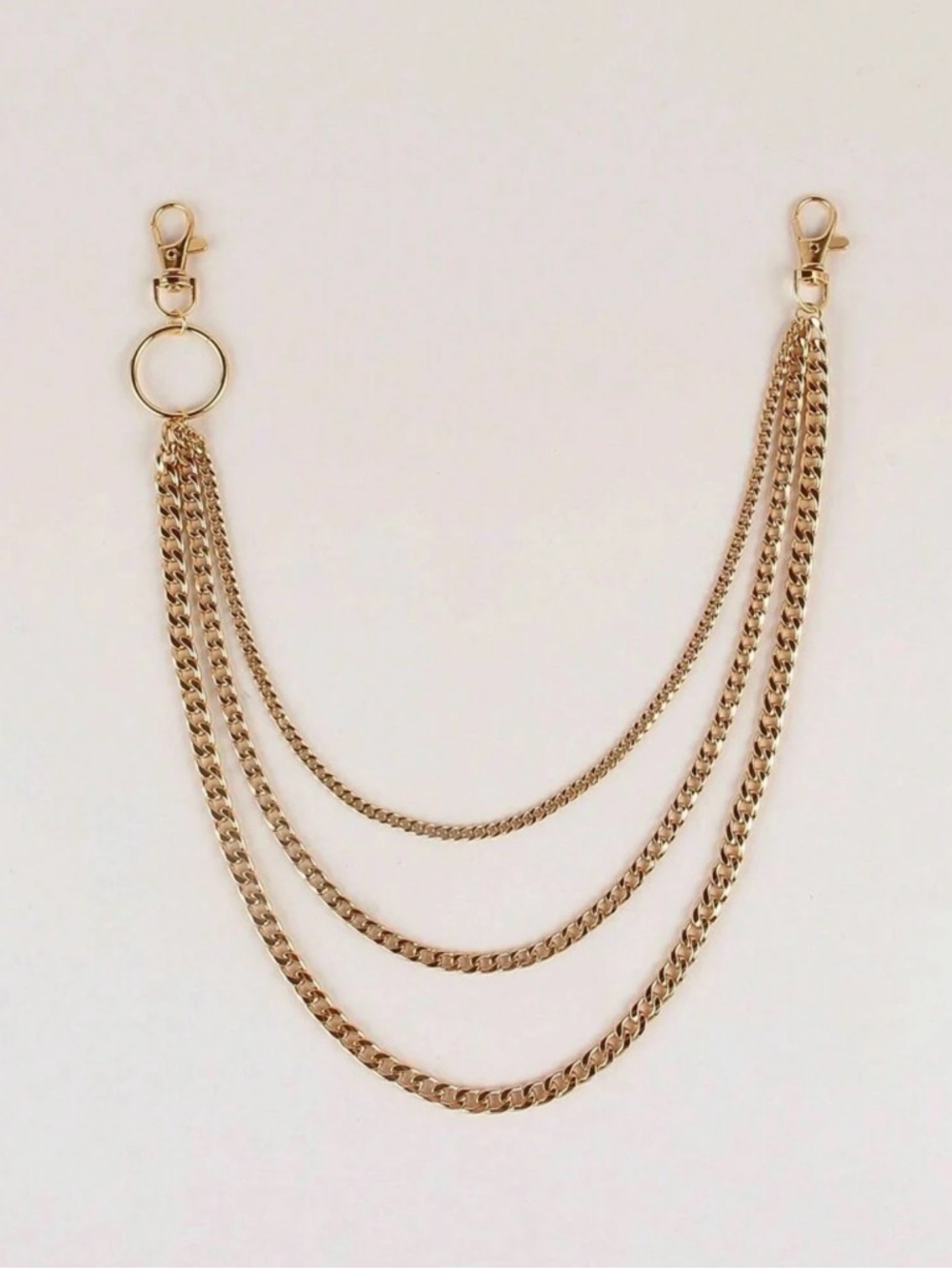 Gold Multi-Row Chain Belt/Accessory